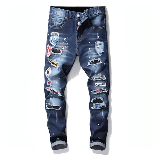 men jeans famous Men slim jeans
