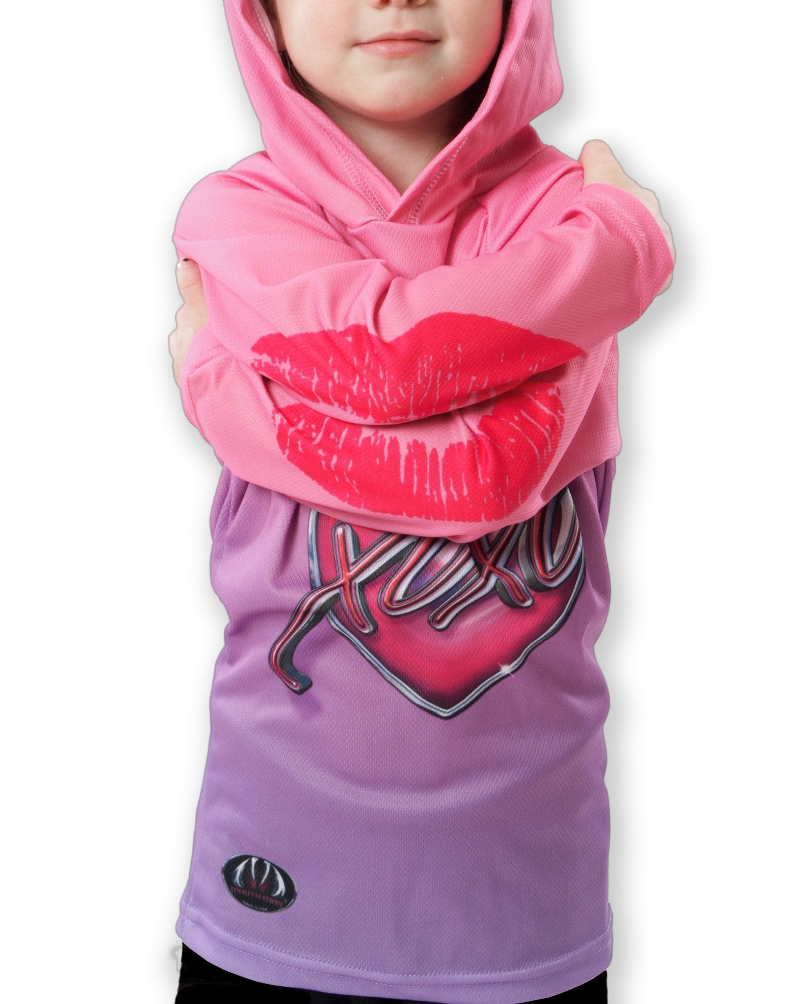 XOXO KISSY LIPS Hoodie Chomp Shirt by MOUTHMAN®