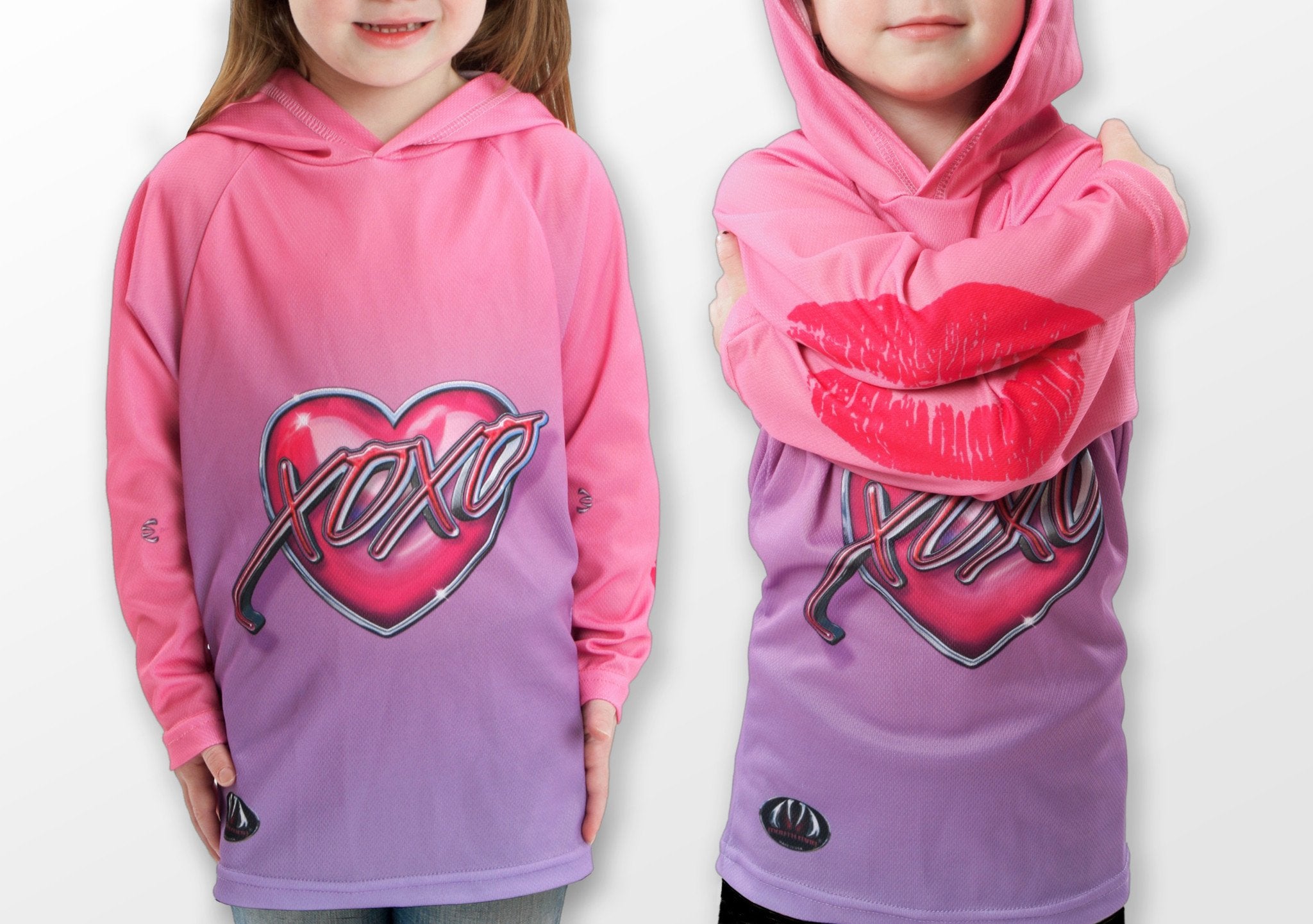 XOXO KISSY LIPS Hoodie Chomp Shirt by MOUTHMAN®