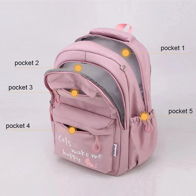Girl School Bag Backpack Back Pack For Teenager Women Children Female