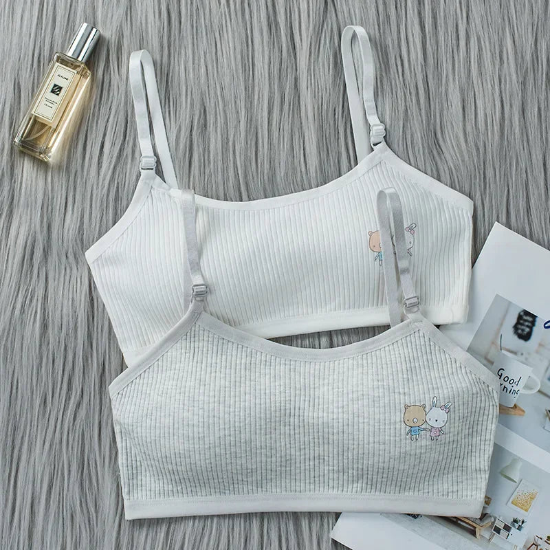 8-16 Years Kids Bras Young Girls Underwear Teenage Training Bras Women