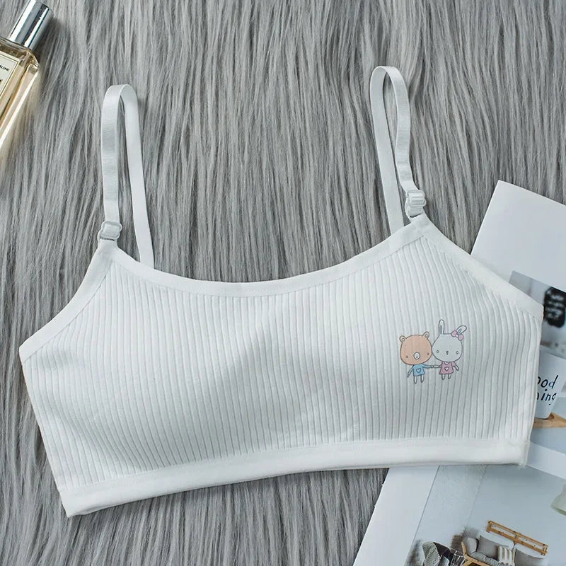 8-16 Years Kids Bras Young Girls Underwear Teenage Training Bras Women
