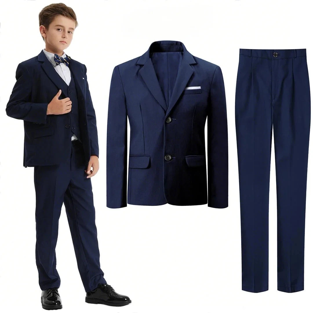Boys’ Elegant 3-Piece Suit Set