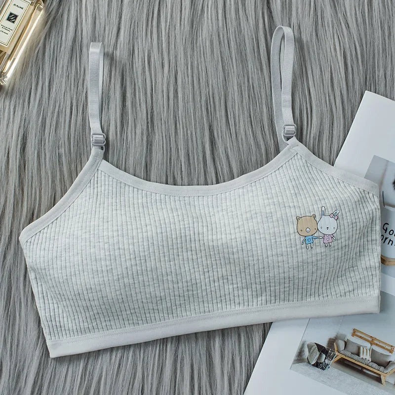 8-16 Years Kids Bras Young Girls Underwear Teenage Training Bras Women