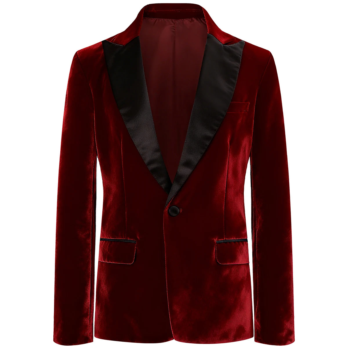 Boys Tuxedo Velvet Blazer Kids Suit Red Christmas New Year Party Gift Clothes Fromal Black  Xmas Birthday Wedding Outifit