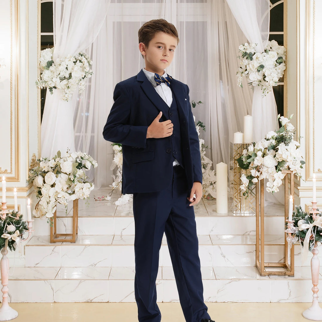 Boys’ Elegant 3-Piece Suit Set