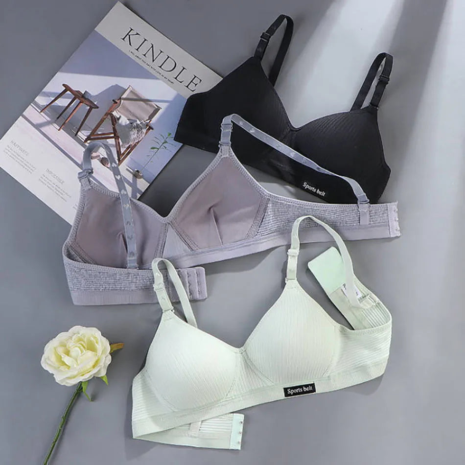 Sport Underwear for Teens Seamless Girl No Underwire Training Bra Soft